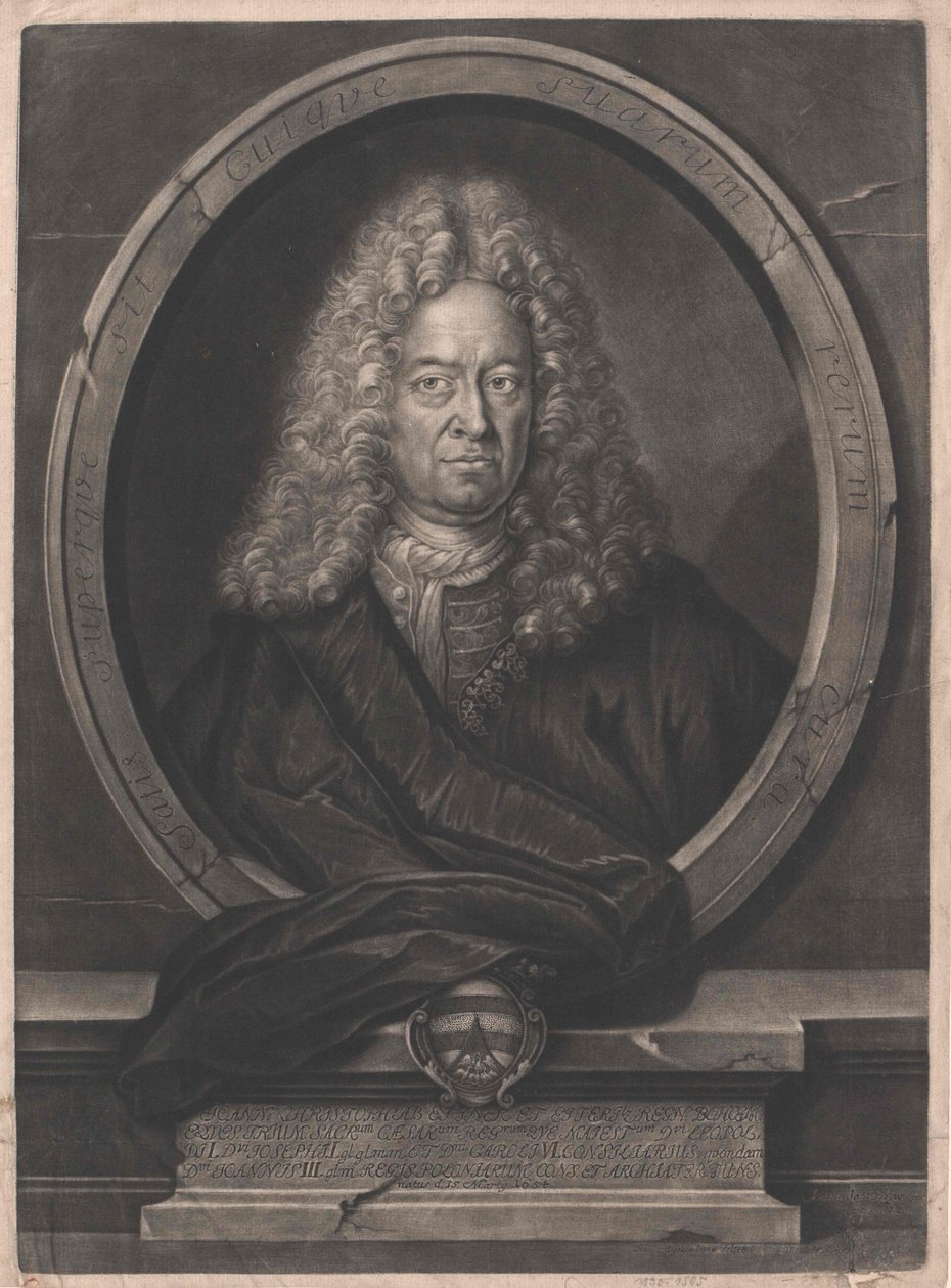 Johann Christoph von Ettner og Eiteritz af Artist Unknown