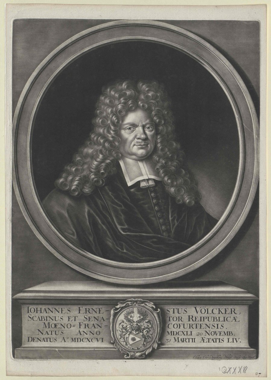 Johann Ernst Voelcker af Artist Unknown