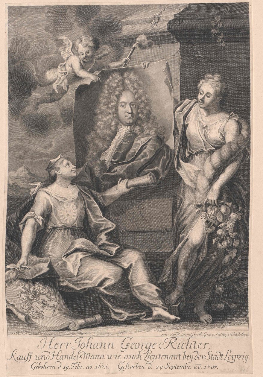 Johann Georg Richter (tryk) af Artist Unknown