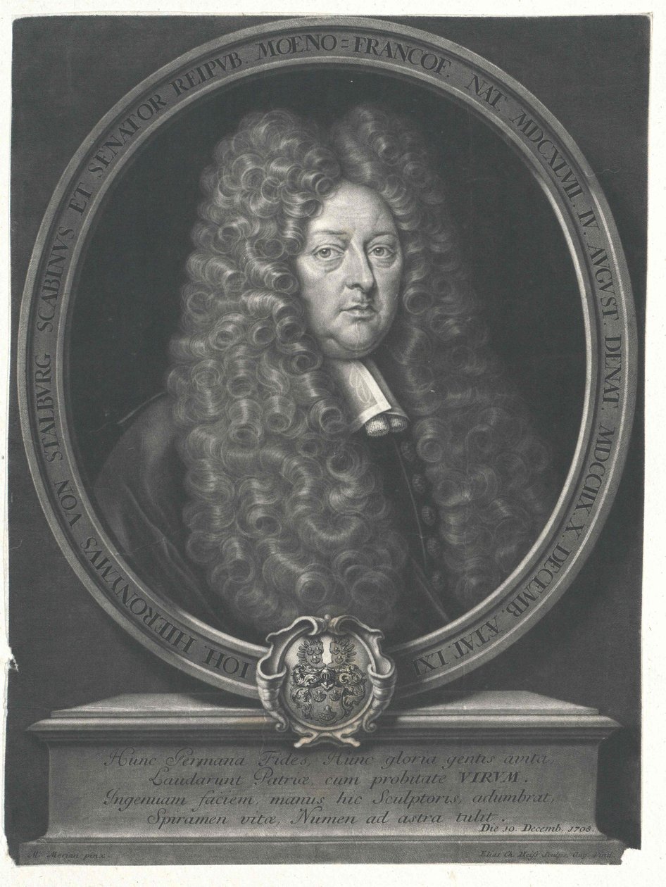 Johann Jerome von Stalburg af Artist Unknown