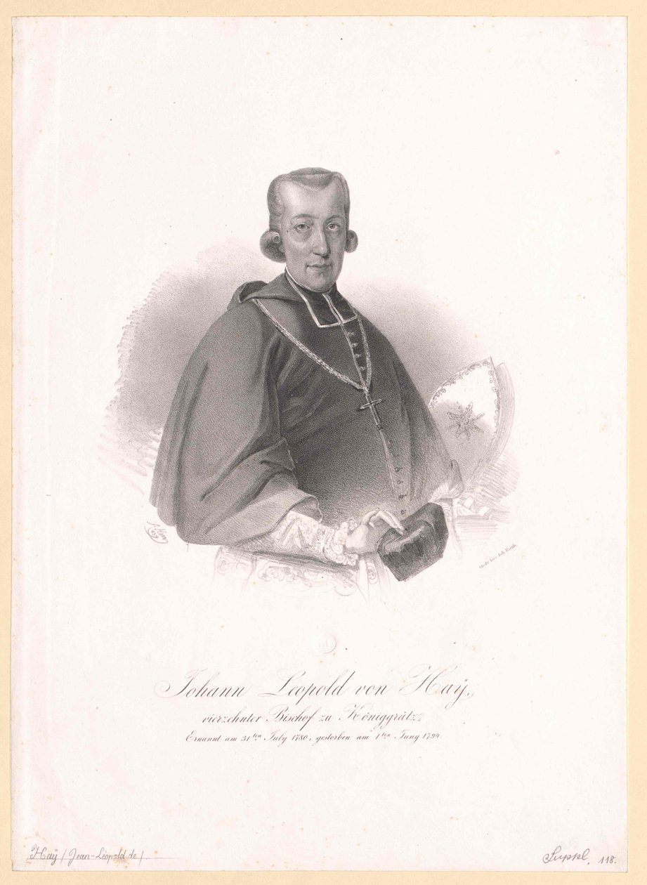 Johann Leopold von Hay af Artist Unknown