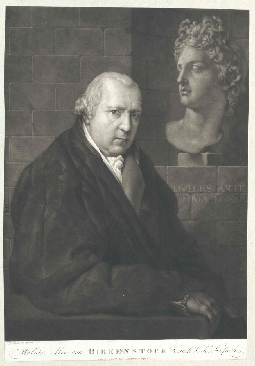 Johann Melchior adelig von Birkenstock af Artist Unknown