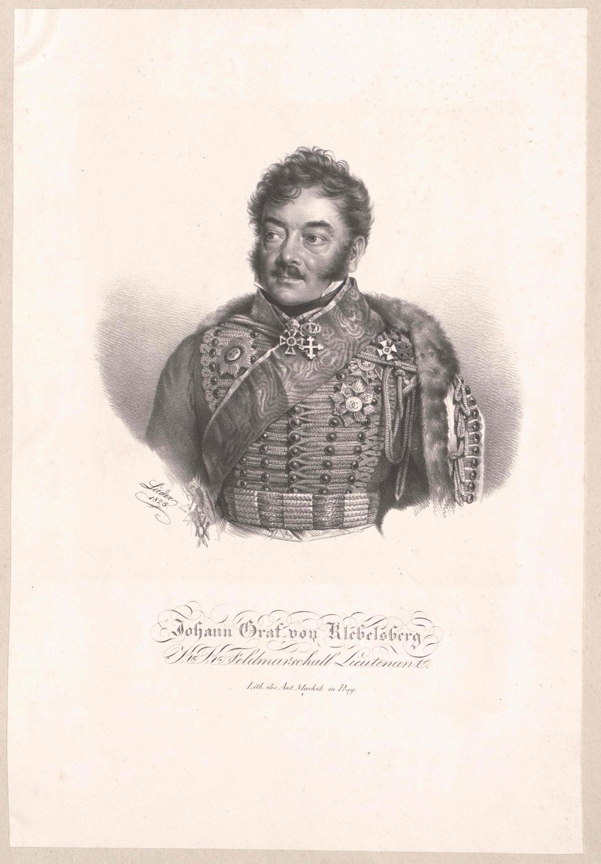 Johann Nepomuk greve af Klebelsberg af Artist Unknown