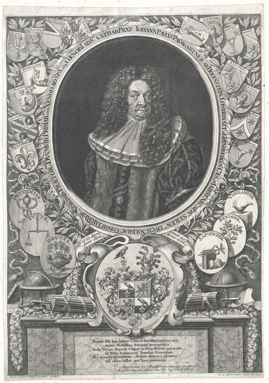 Johann Paul Paumgartner af Holenstein og Lonnerstadt af Artist Unknown