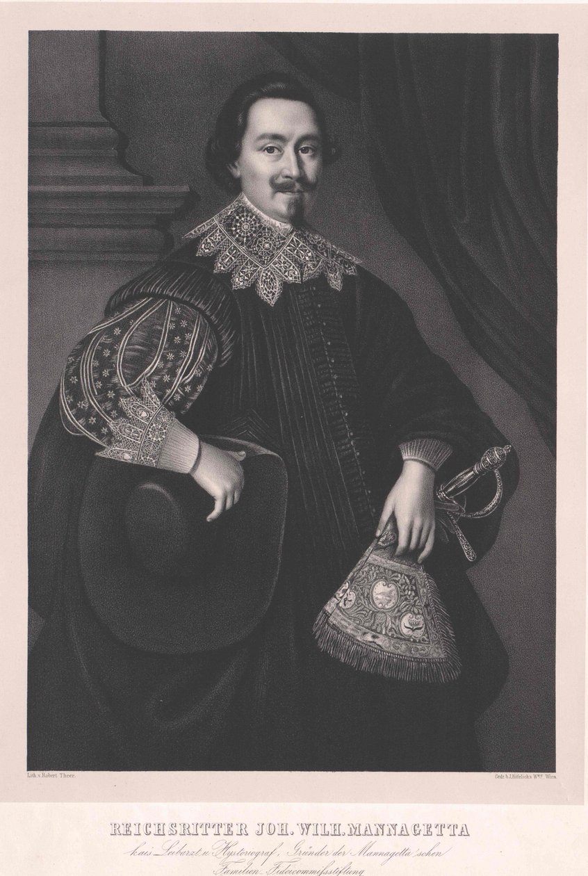 Johann Wilhelm Mannagetta af Artist Unknown