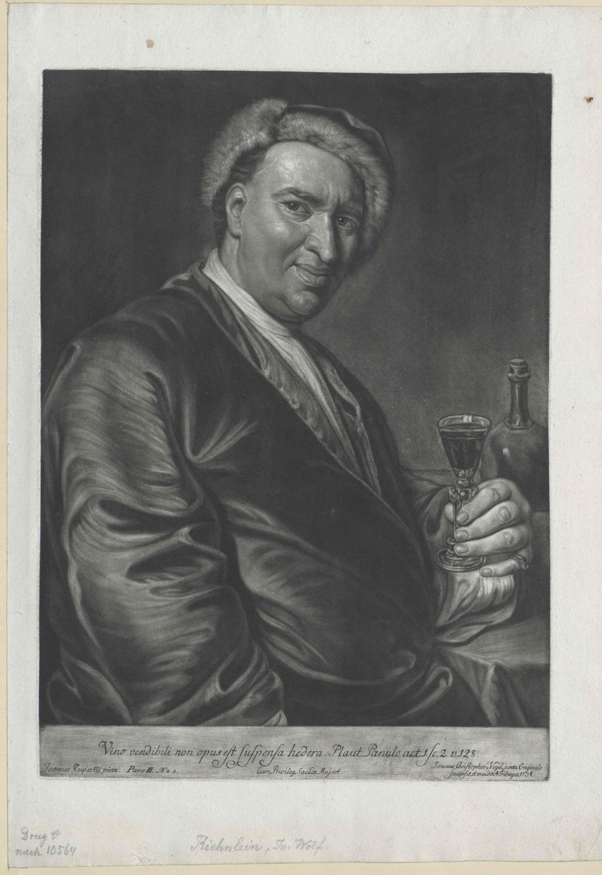 Johann Wolfgang Kiehnlein af Artist Unknown