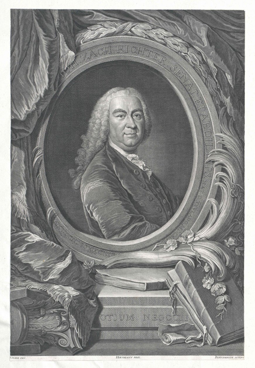 Johann Zachary Richter af Artist Unknown