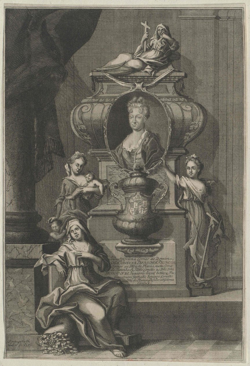 Johanna Dorothea grevinde Tattenbach-Geilsdorf af Artist Unknown