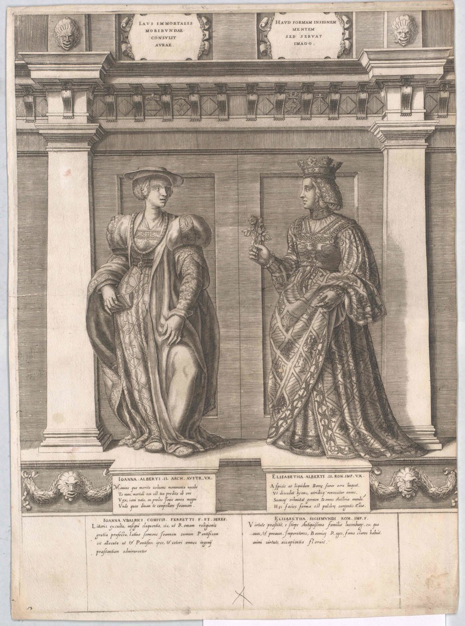 Johanna von Pfirt, af Artist Unknown