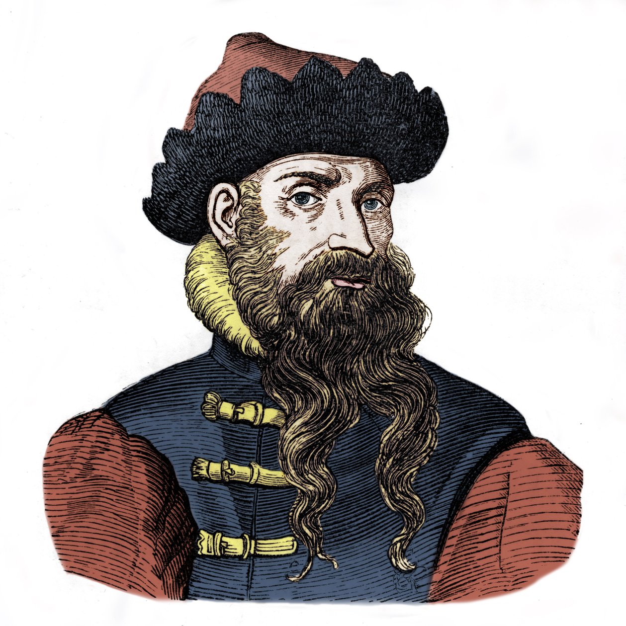 Johannes Gutenberg (tryk) af Artist Unknown