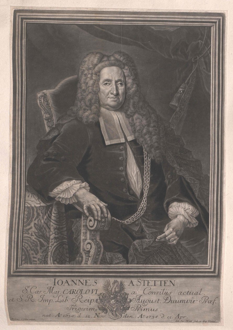 Johannes von Stetten af Artist Unknown