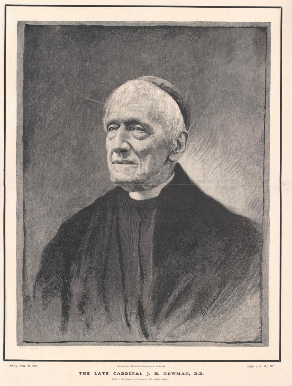 John Henry Newman af Artist Unknown