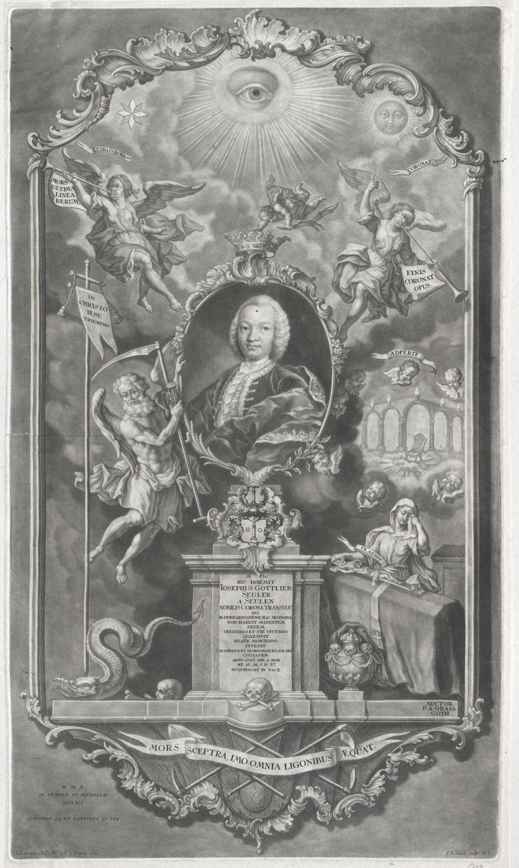 Joseph Gottlieb Seuler von Seulen (tryk) af Artist Unknown