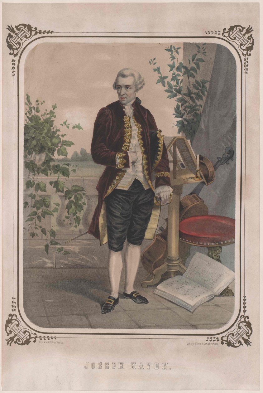 Joseph Haydn af Artist Unknown
