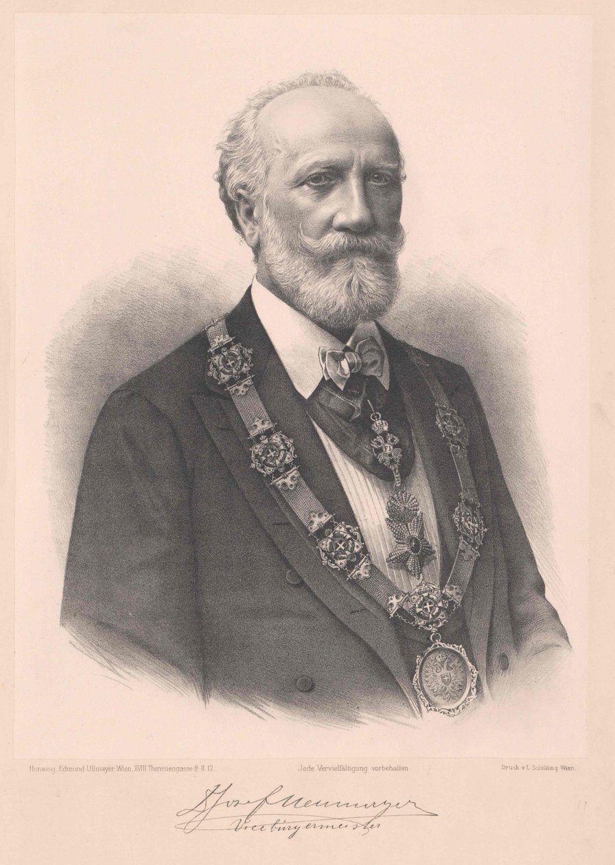 Joseph Neumayer (print) af Artist Unknown