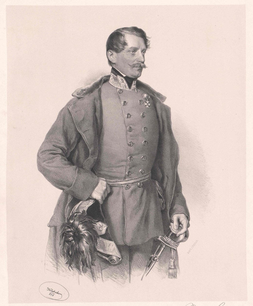Joseph Baron Jablonski del Monte Berico af Artist Unknown
