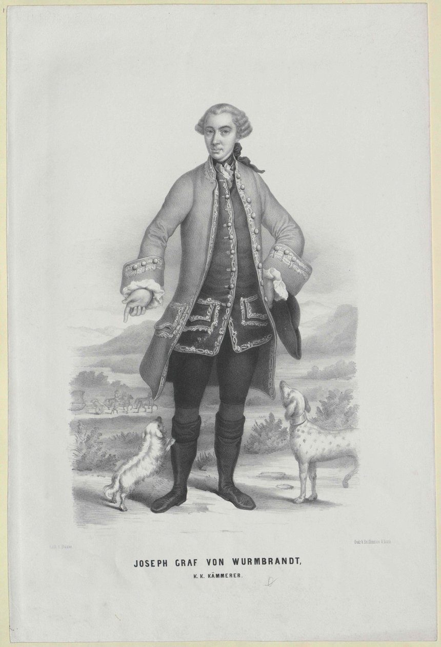 Joseph Graf Wurmbrand af Artist Unknown