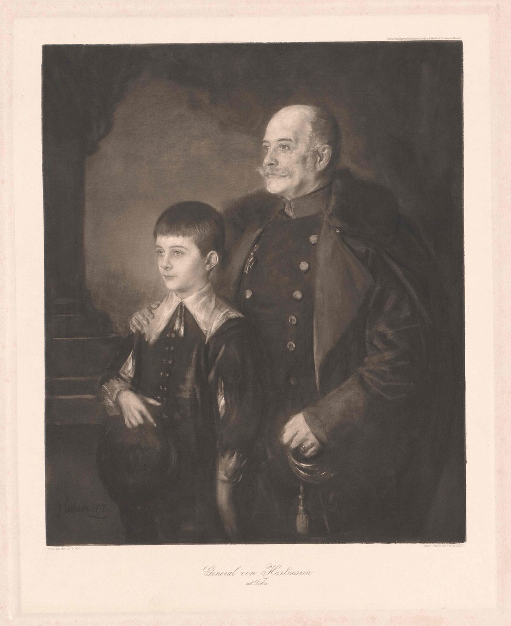 Julius von Hartmann af Artist Unknown