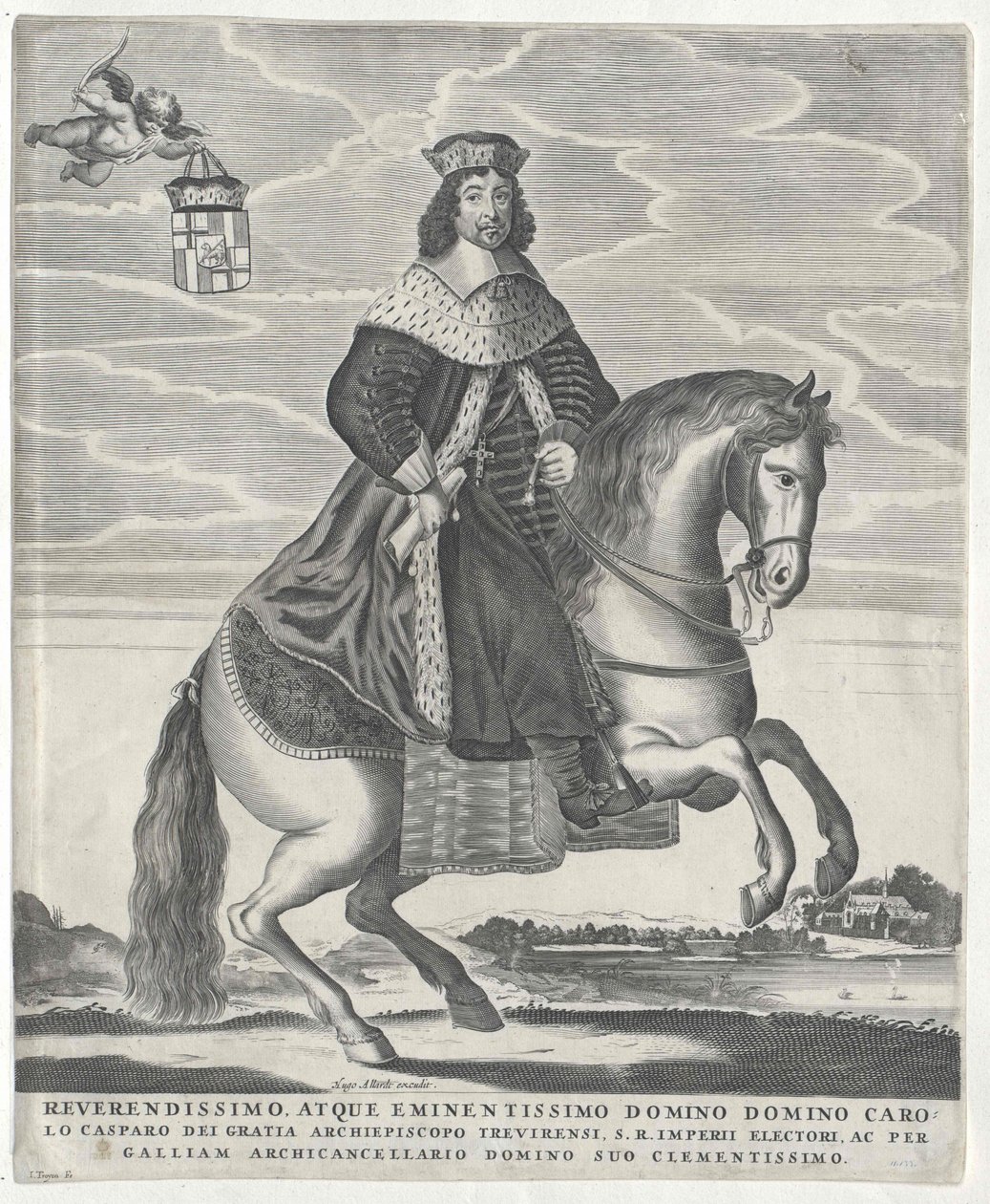Karl Kaspar von der Leyen af Artist Unknown