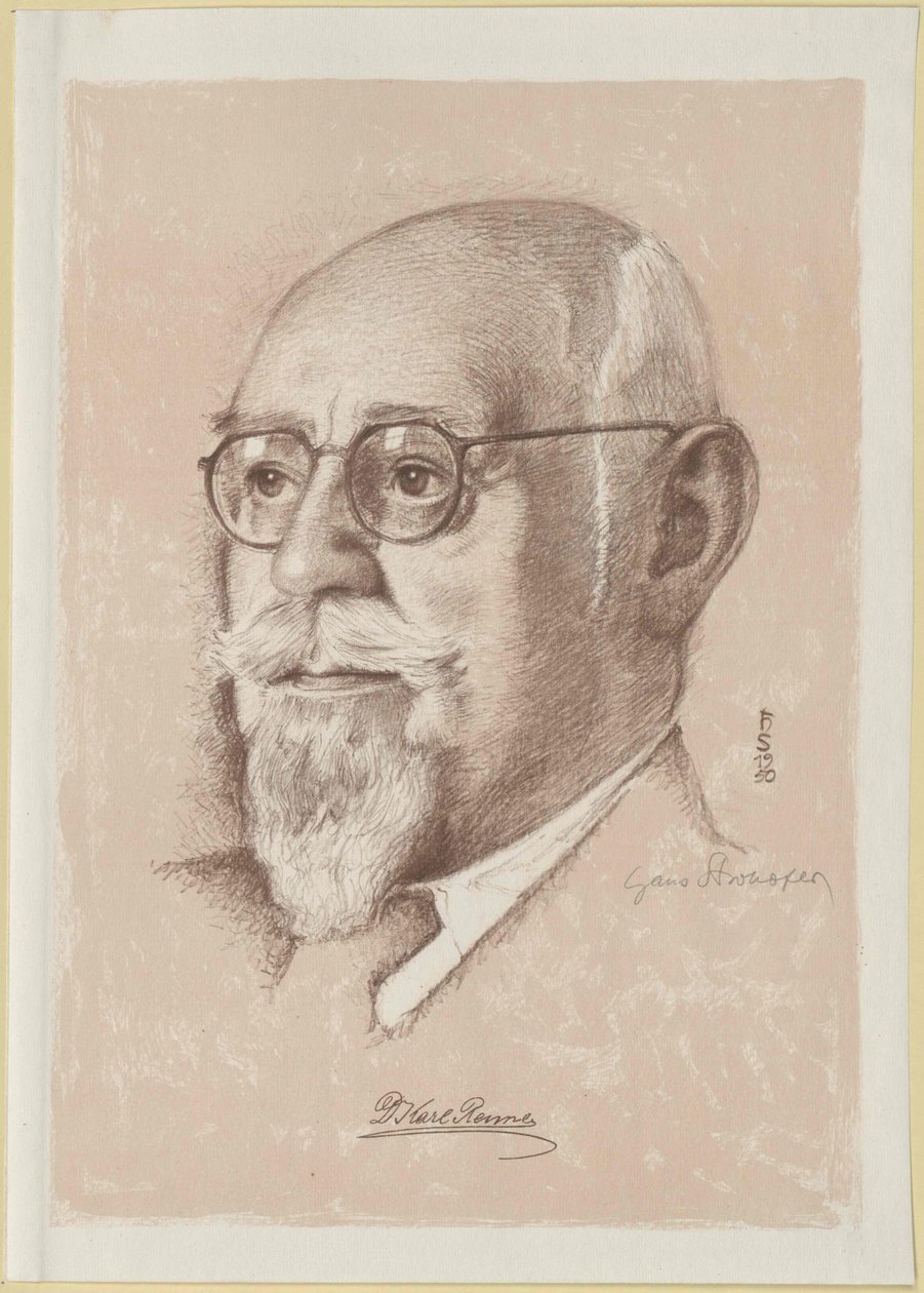 Karl Renner af Artist Unknown