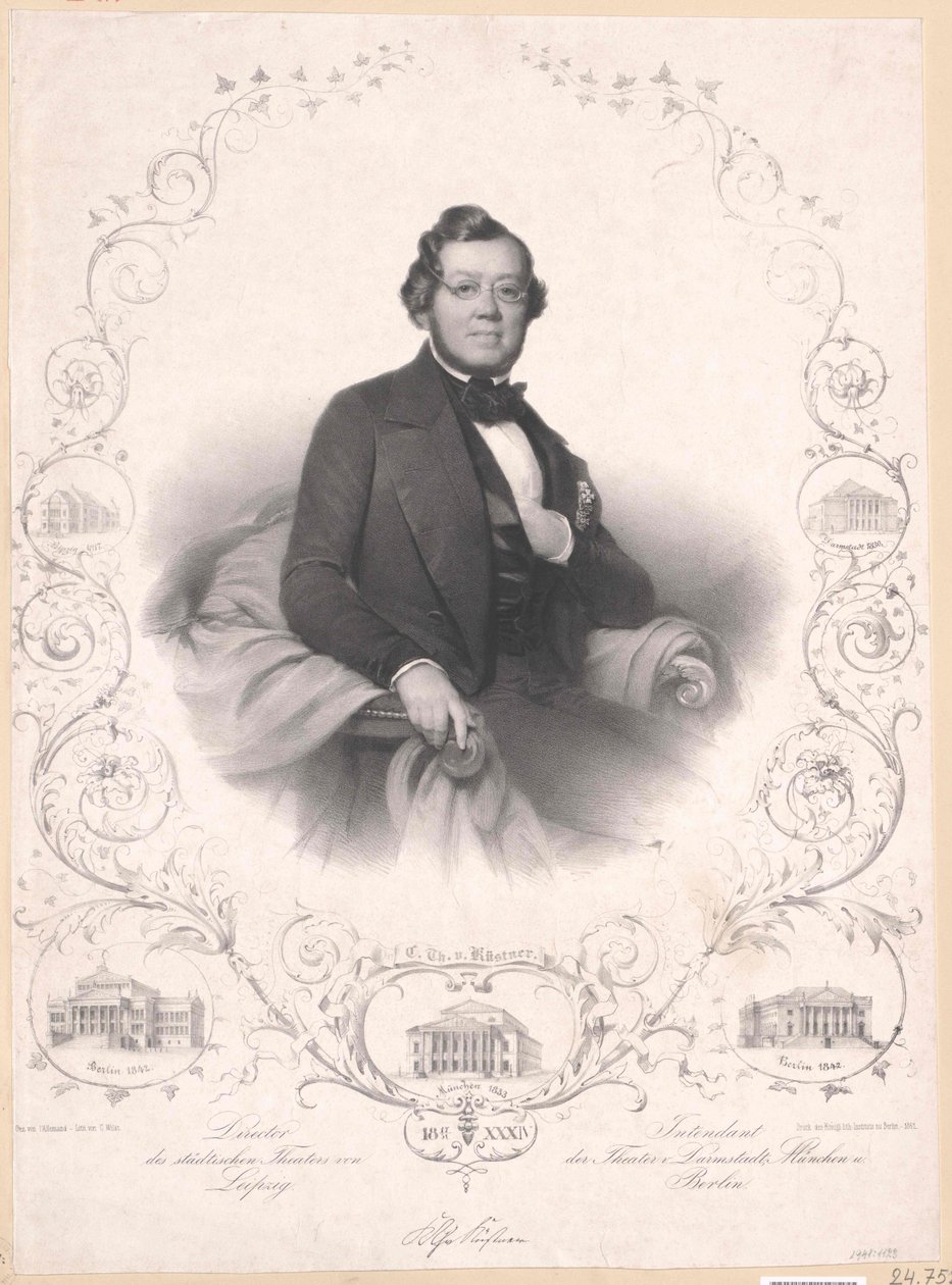 Karl Theodor von Kuestner af Artist Unknown