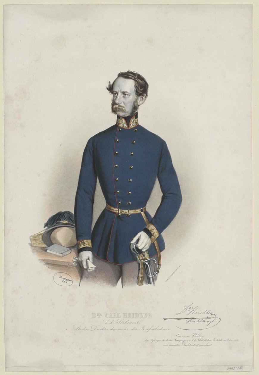 Karl von Heidler-Egeregg af Artist Unknown