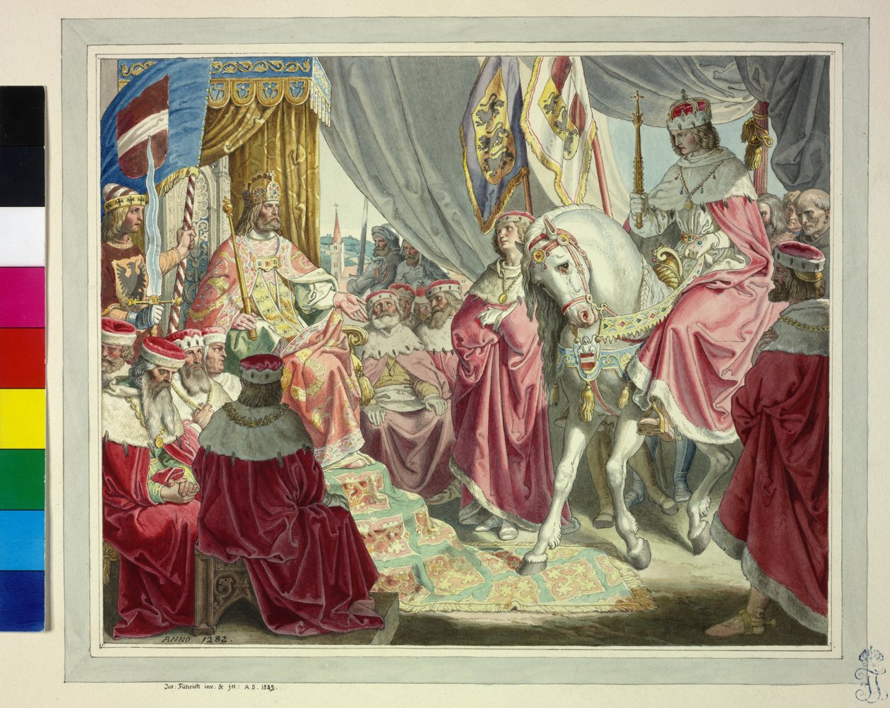 Kong Rudolf I af Habsburg af Artist Unknown