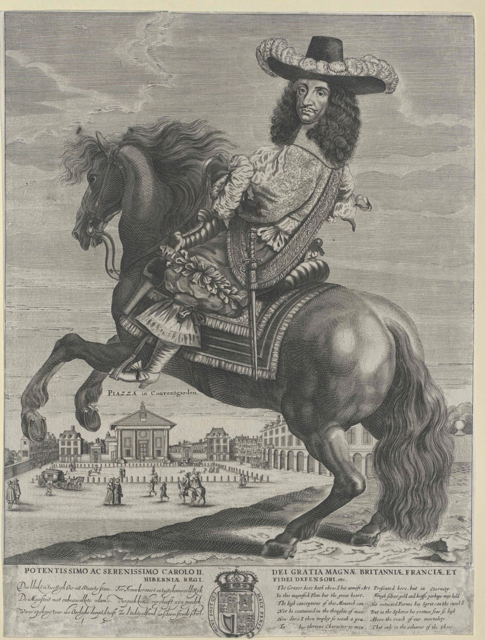 Kongen af England Charles II af Artist Unknown