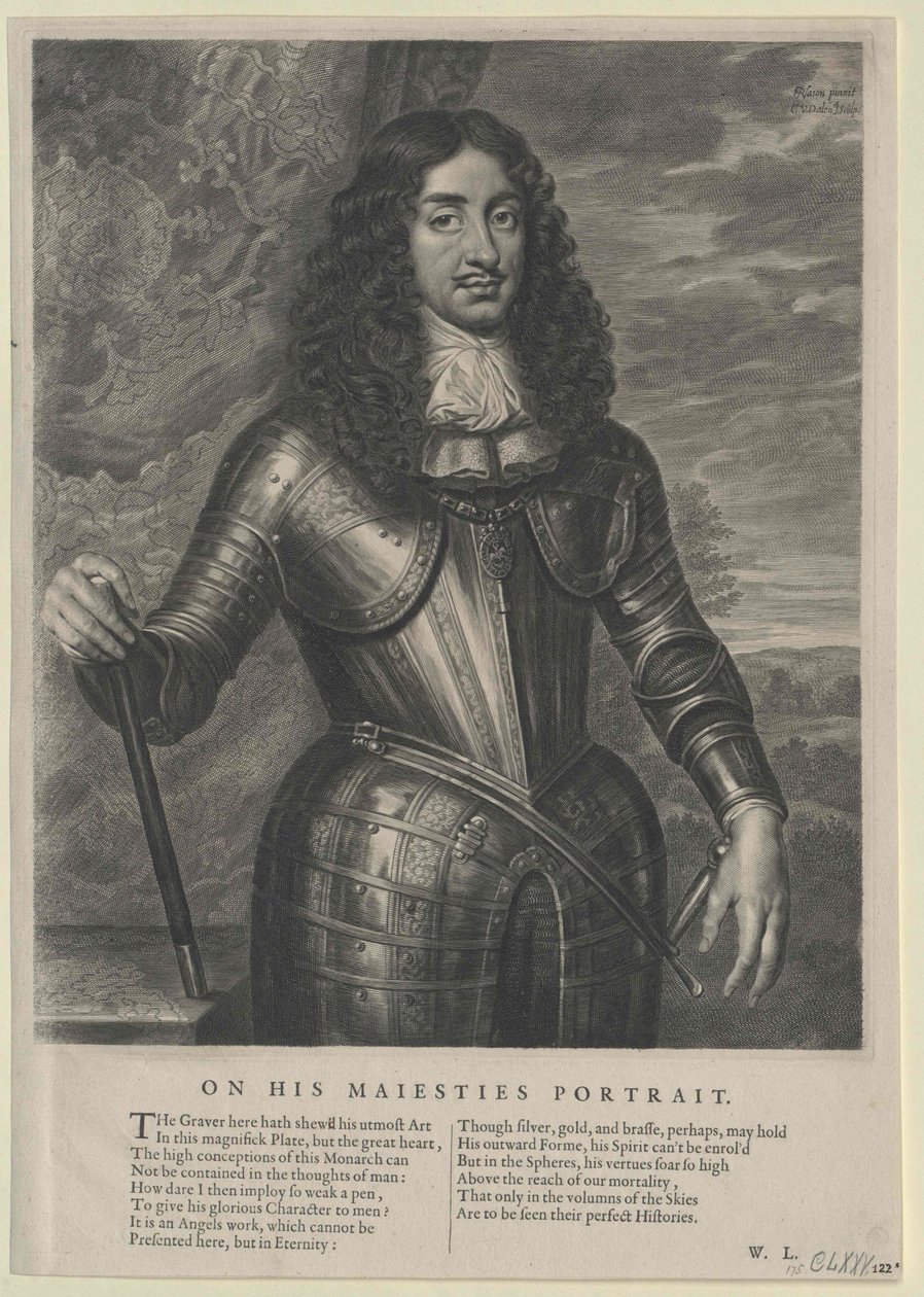 Kongen af England Charles II af Artist Unknown