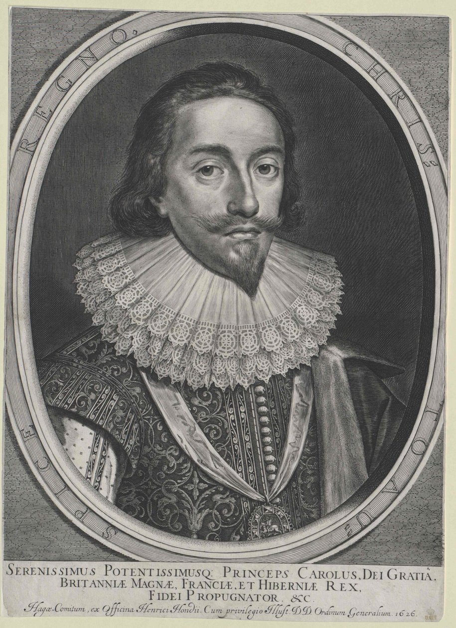 Kongen af England Charles I af Artist Unknown