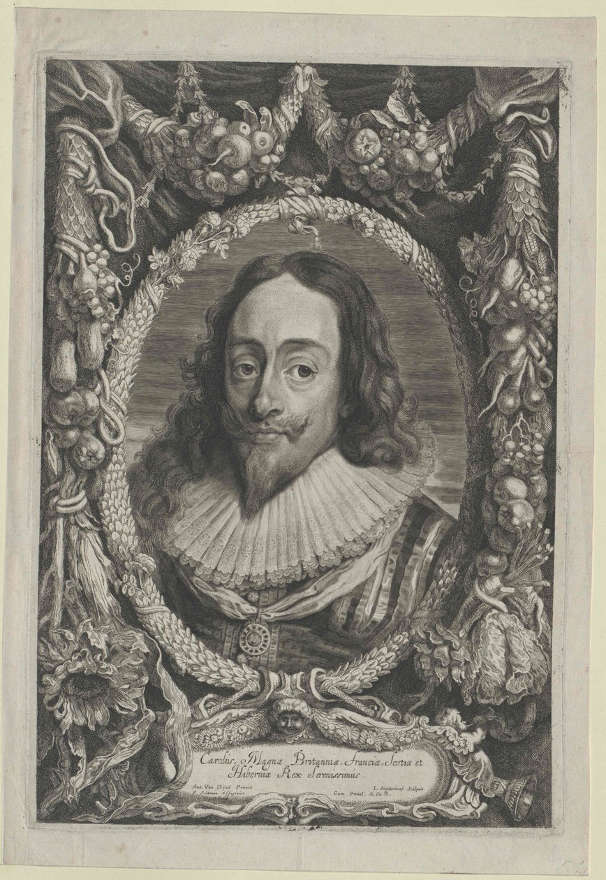 Kongen af England Charles I af Artist Unknown