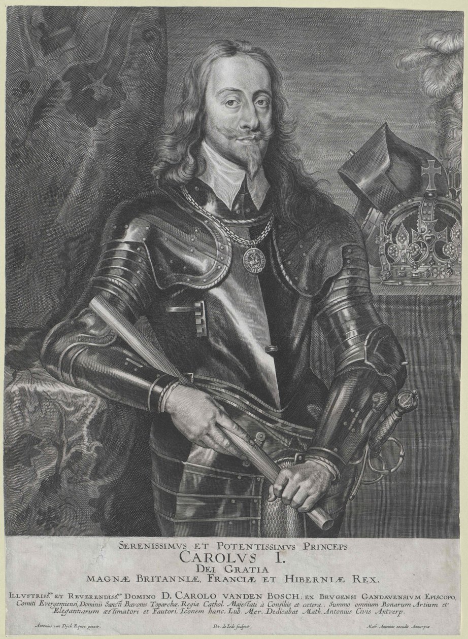 Kongen af England Charles I af Artist Unknown