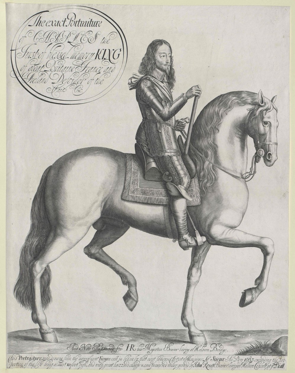 Kongen af England Charles I af Artist Unknown