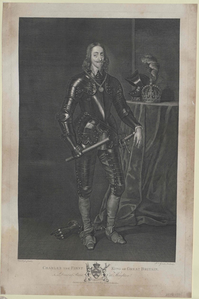 Kongen af England Charles I af Artist Unknown