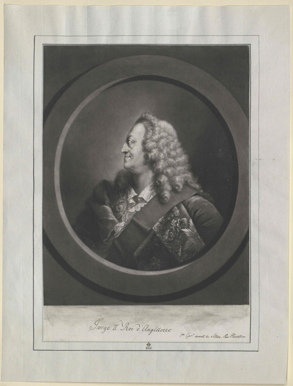 Konge af England Kurfyrste af Hannover George II af Artist Unknown