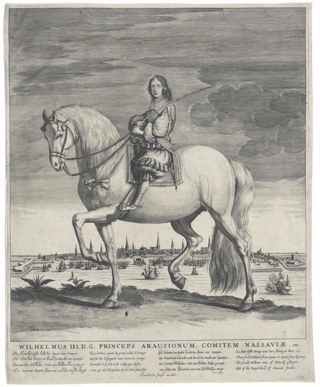 Kongen af England Wilhelm III af Artist Unknown