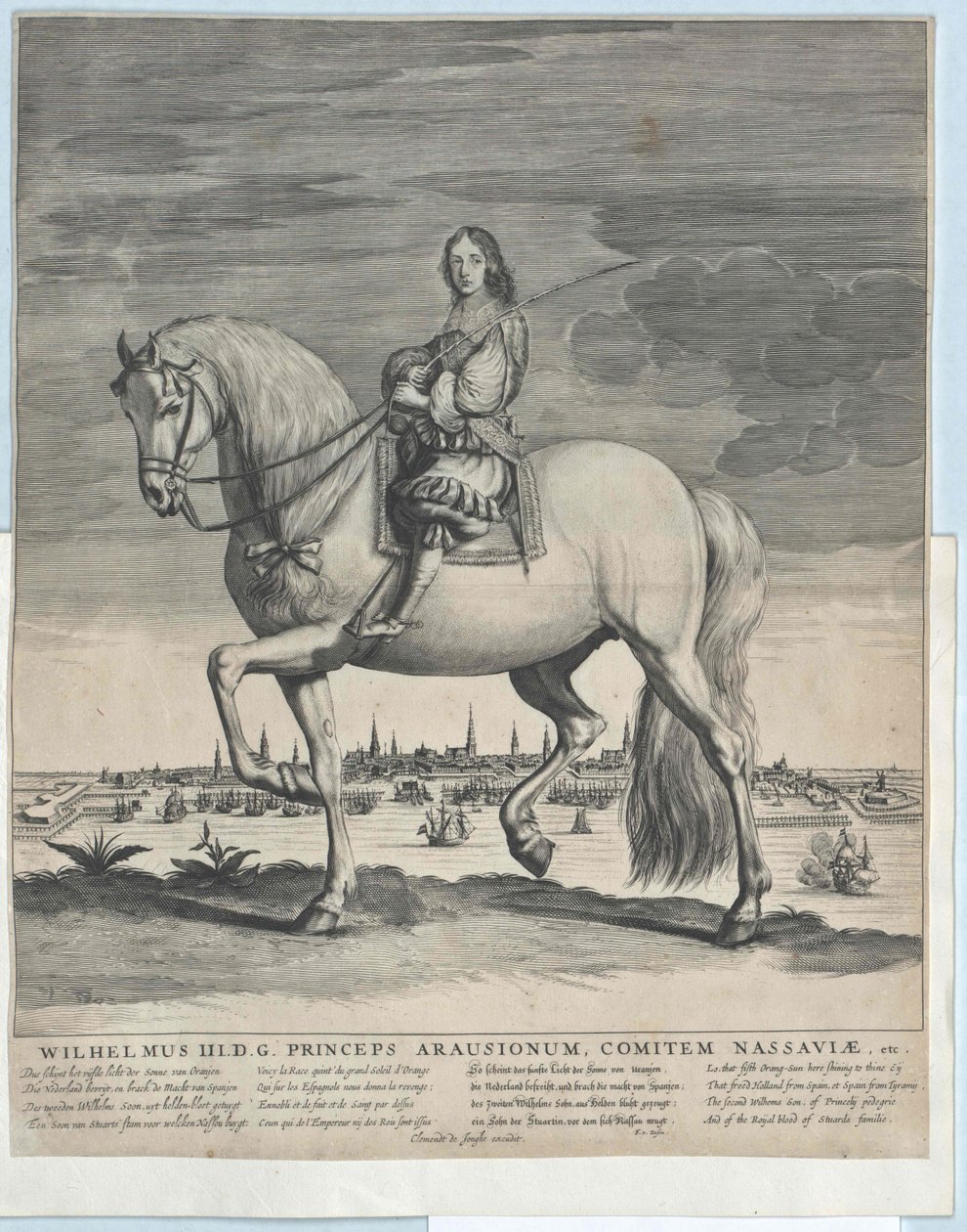 Kongen af England Wilhelm III af Artist Unknown