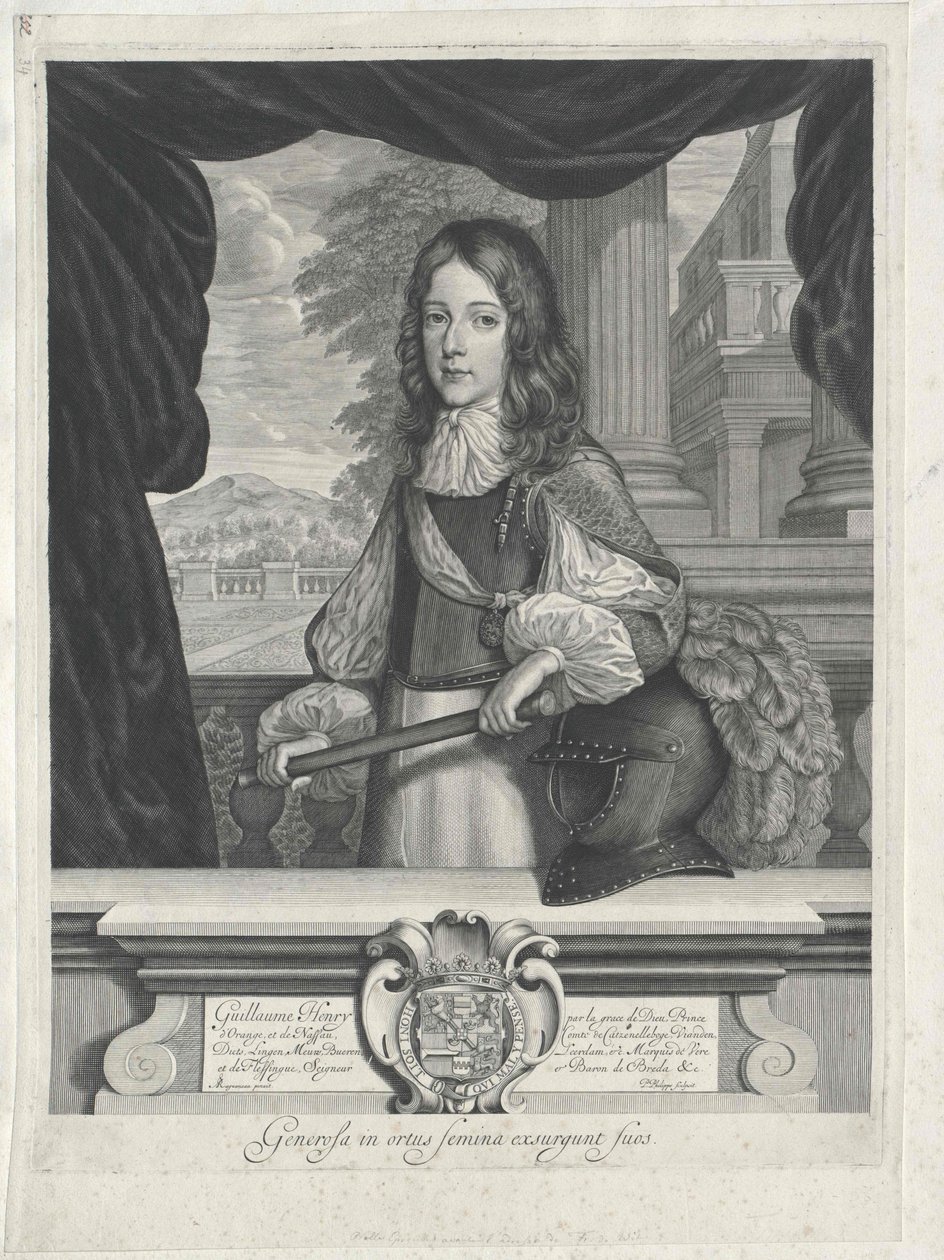 Kongen af England Wilhelm III af Artist Unknown