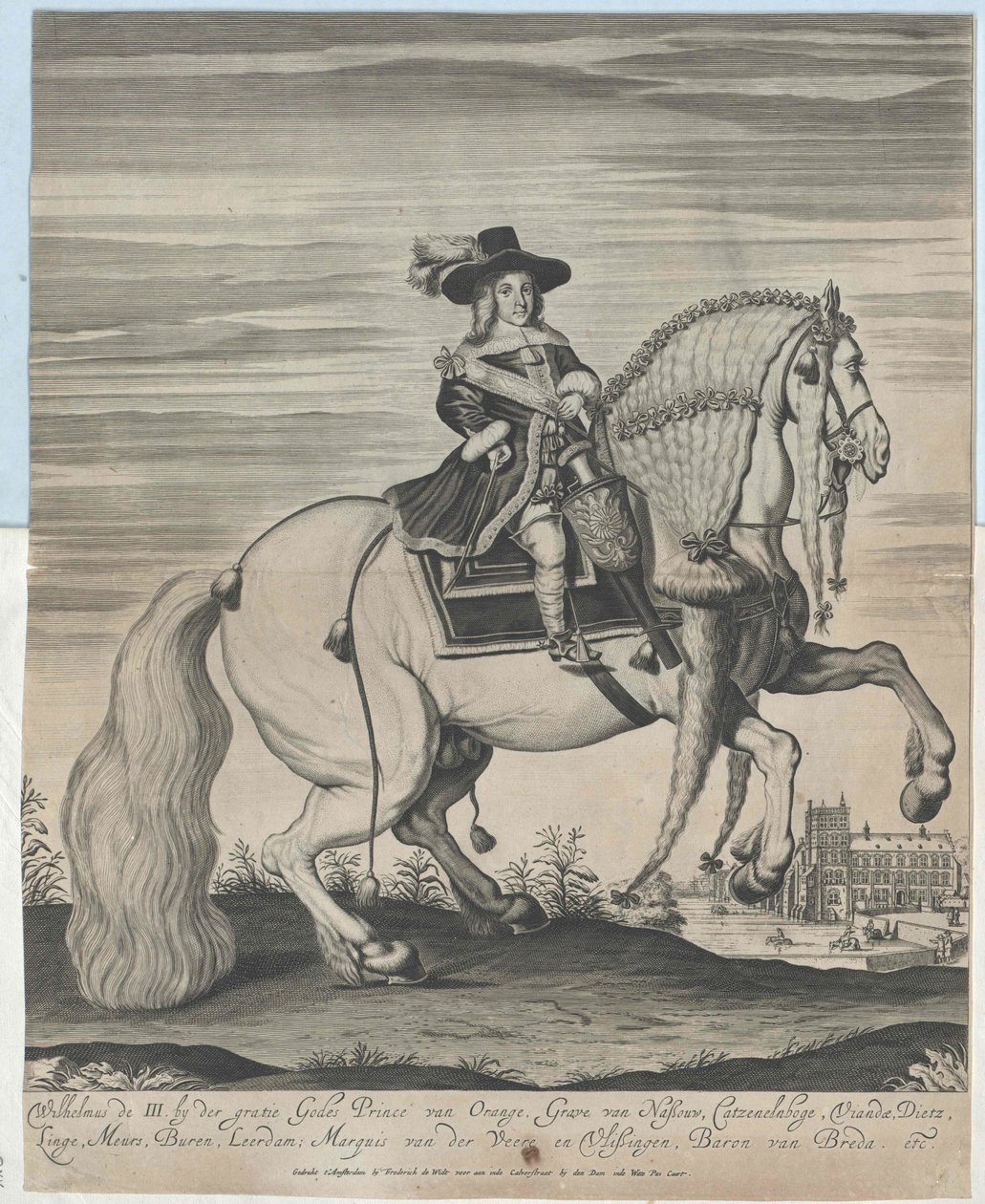 Kongen af England Wilhelm III af Artist Unknown