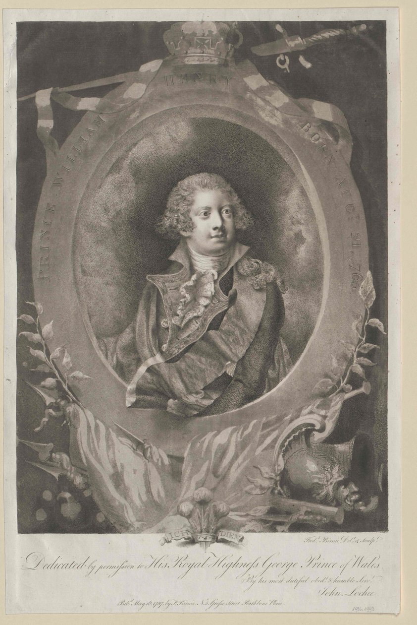Kongen af England Wilhelm IV af Artist Unknown