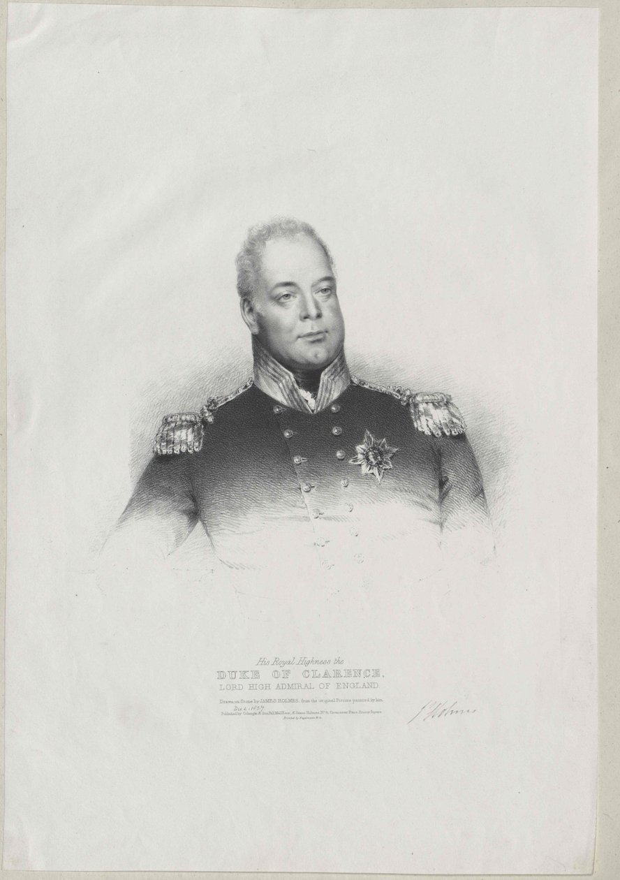 Kong af England William IV af Artist Unknown