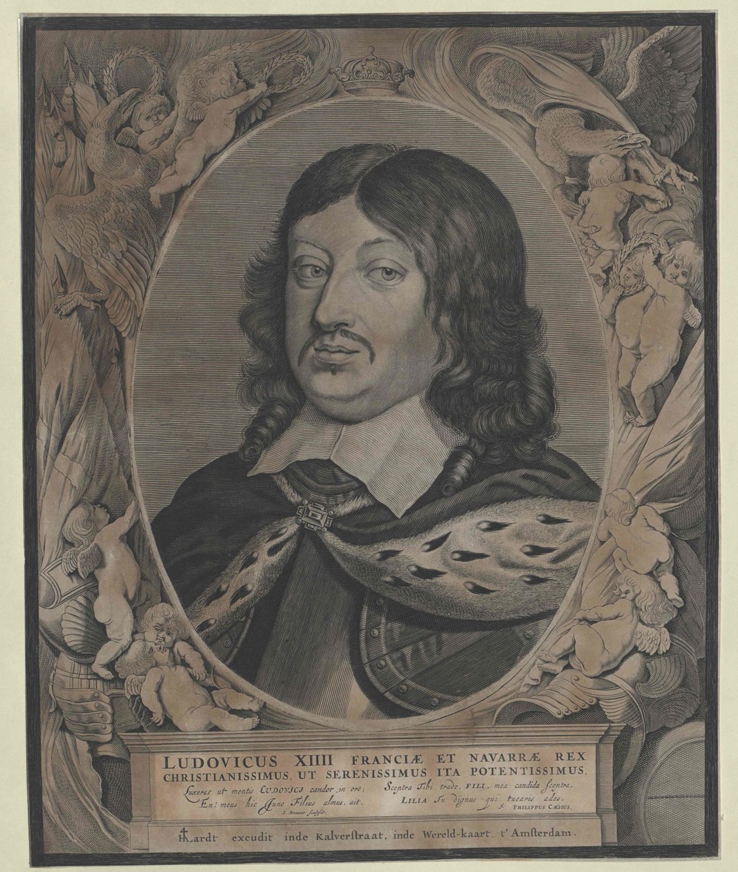 Kongen af Frankrig Louis XIV af Artist Unknown