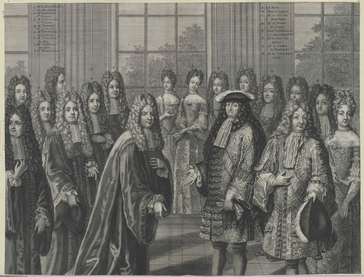 Kongen af Frankrig Louis XIV af Artist Unknown
