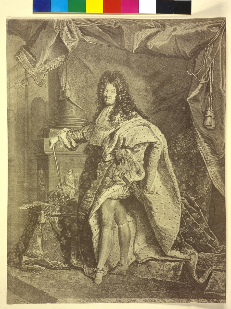 Kongen af Frankrig Louis XIV af Artist Unknown