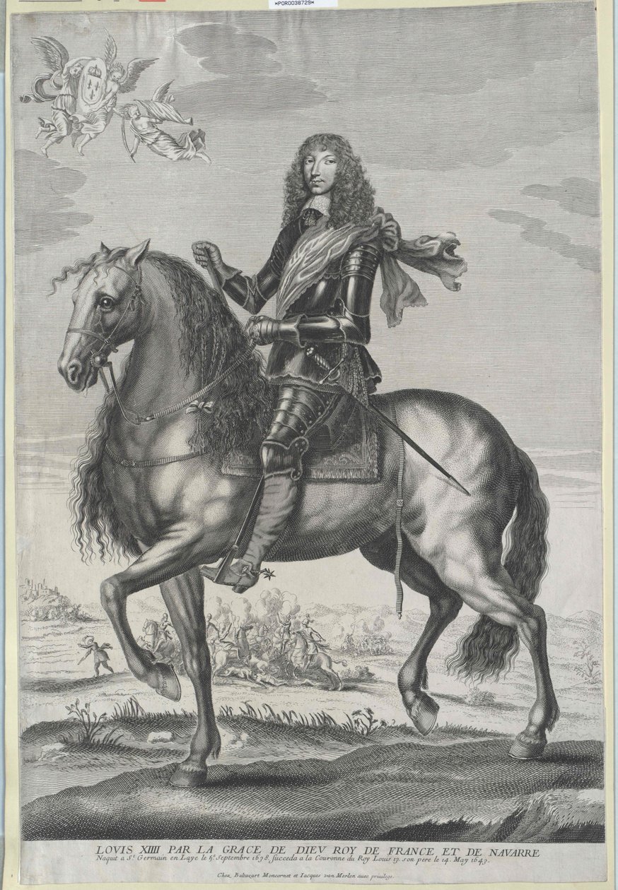 Kongen af Frankrig Louis XIV af Artist Unknown
