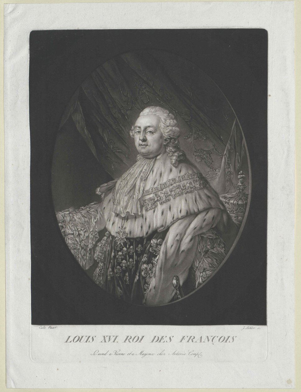 Kong af Frankrig Louis XVI af Artist Unknown