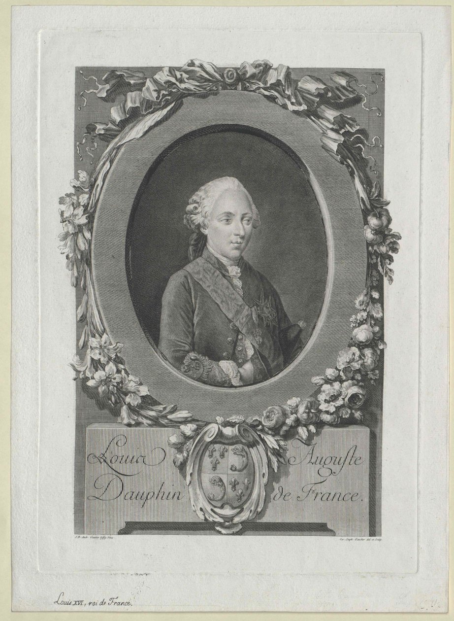 Kong af Frankrig Louis XVI af Artist Unknown