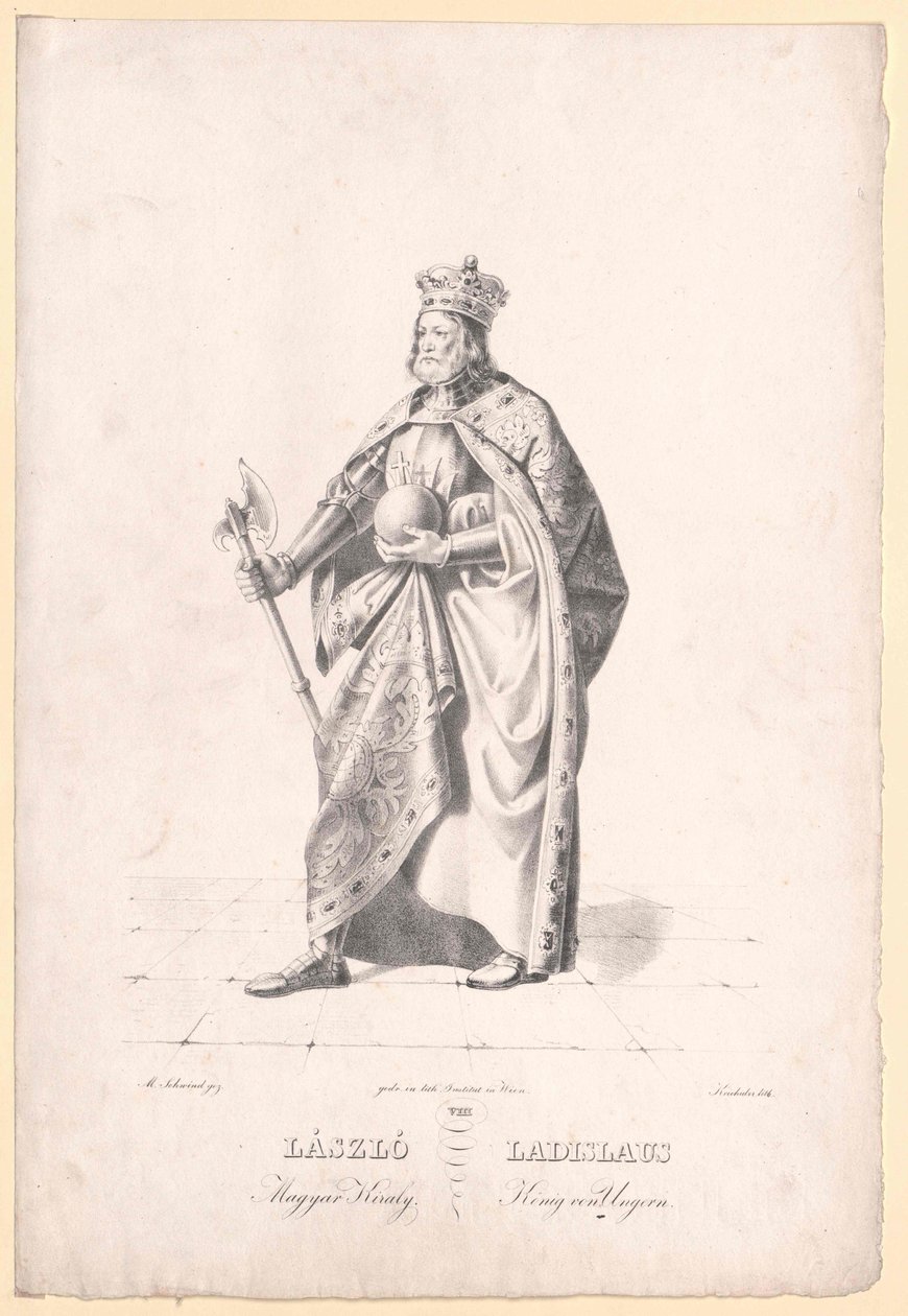 Kong af Ungarn, den hellige Ladislaus I af Artist Unknown