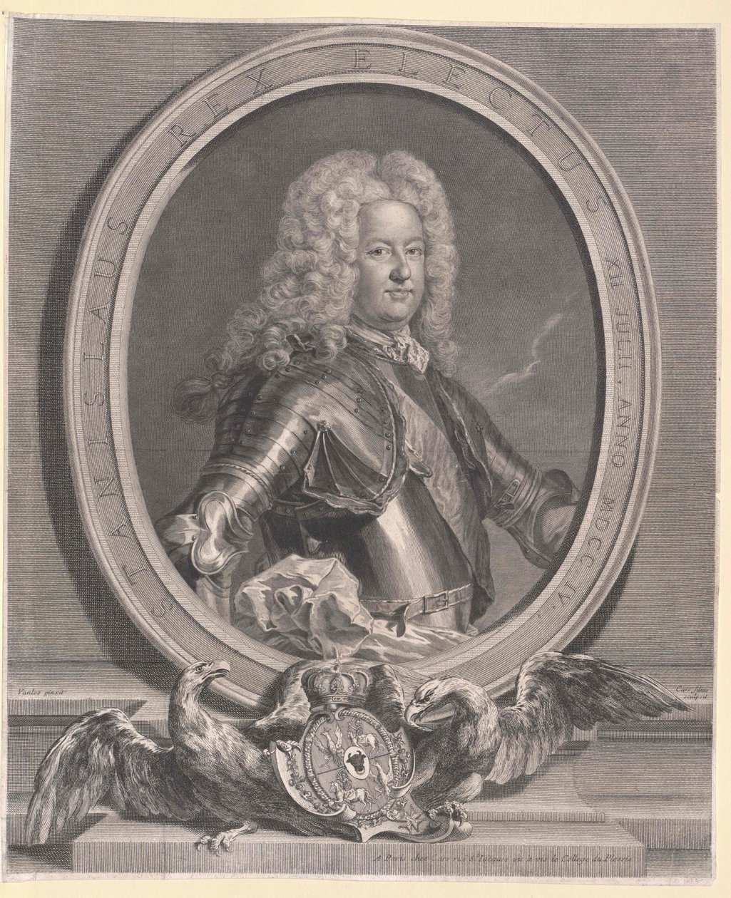 Konge af Polen Stanislaus I af Artist Unknown