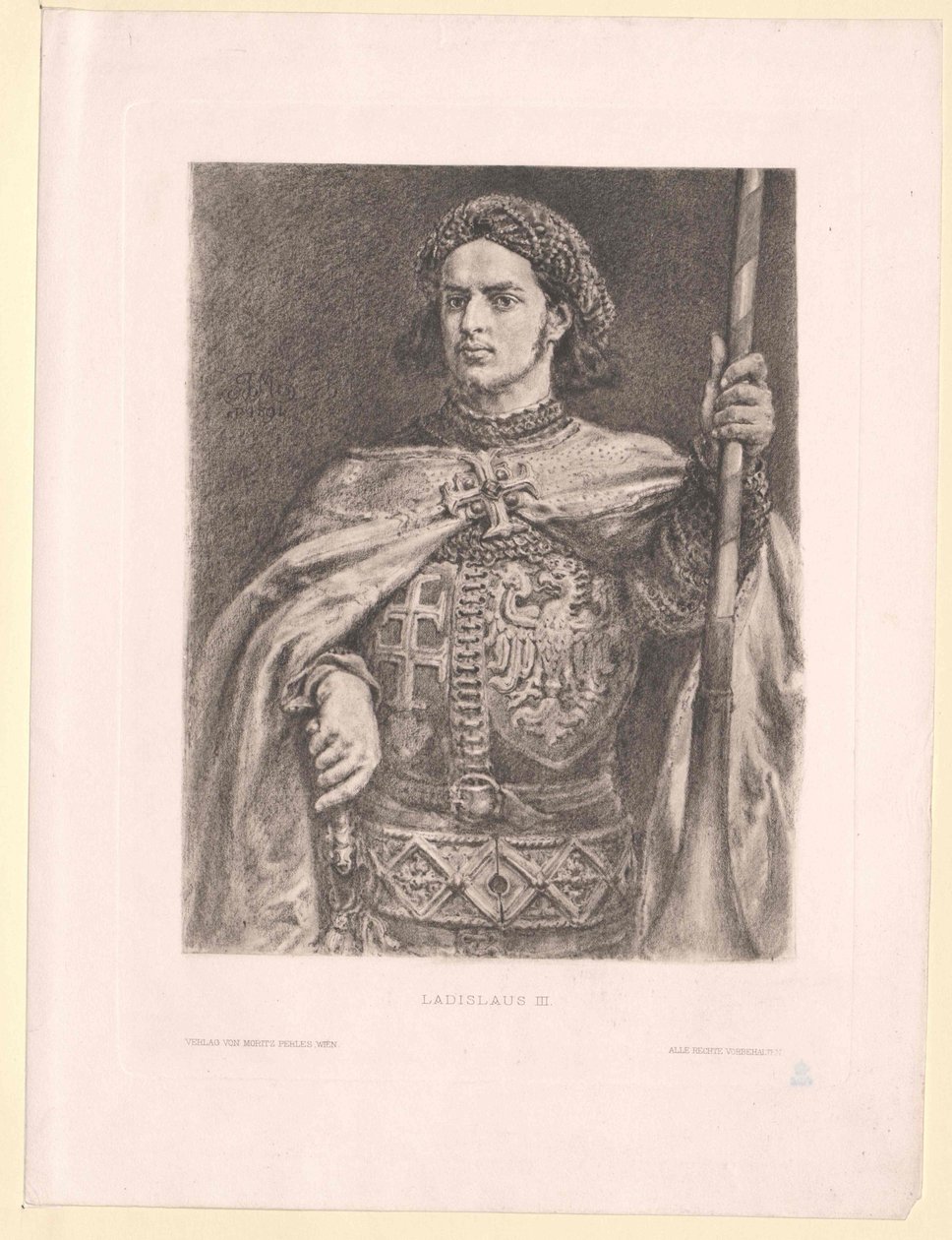 Kongen af Polen Vladislav III af Artist Unknown